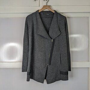 Athleta Thermolite Sentinel Sweater Merino Wool Blend Charcoal Gray Grey Medium